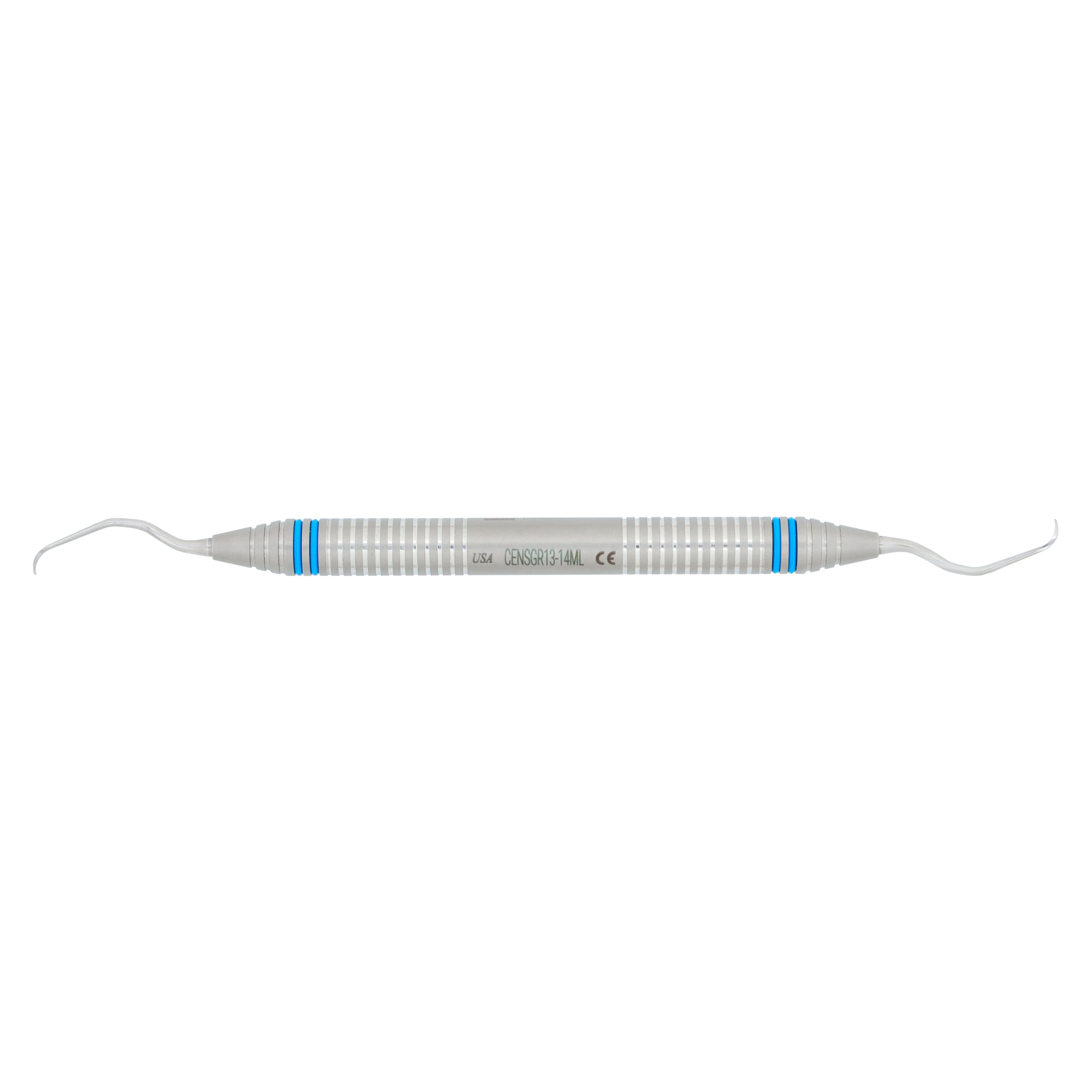 XDURA® Gracey Curettes #13-14 Mini Blade/Long Reach, DuraLite® ColorRings, Double-End thumbnail 5