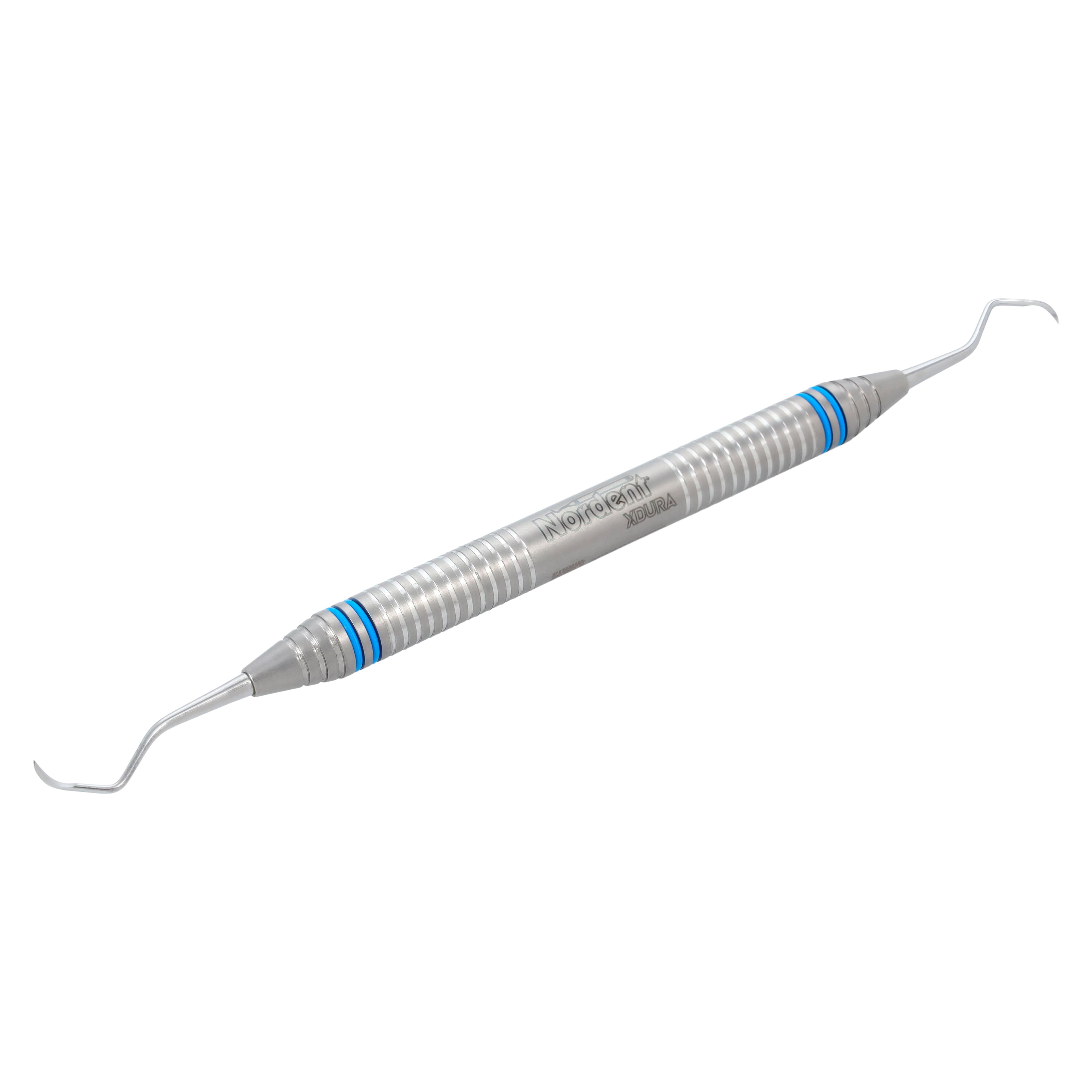 XDURA® Universal Curettes - McCall #13S-14S - DuraLite® ColorRings Handle, Double-Ended thumbnail 2