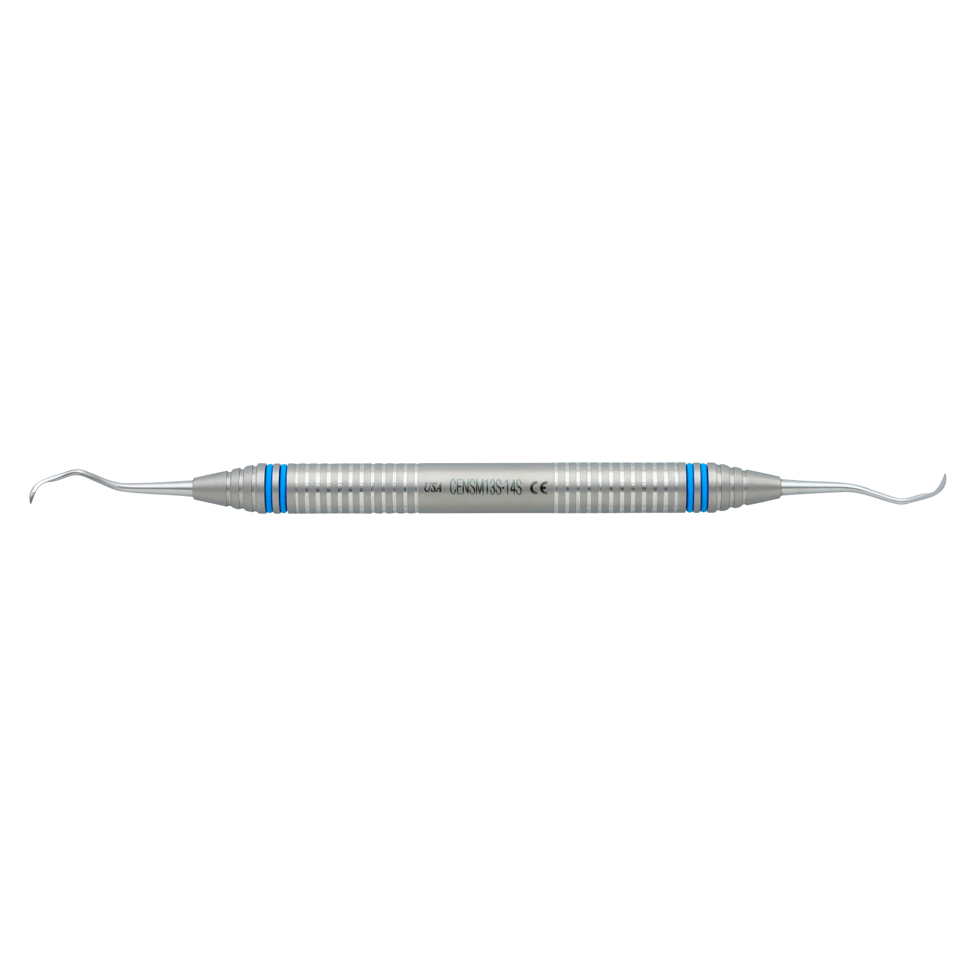 XDURA® Universal Curettes - McCall #13S-14S - DuraLite® ColorRings Handle, Double-Ended thumbnail 5