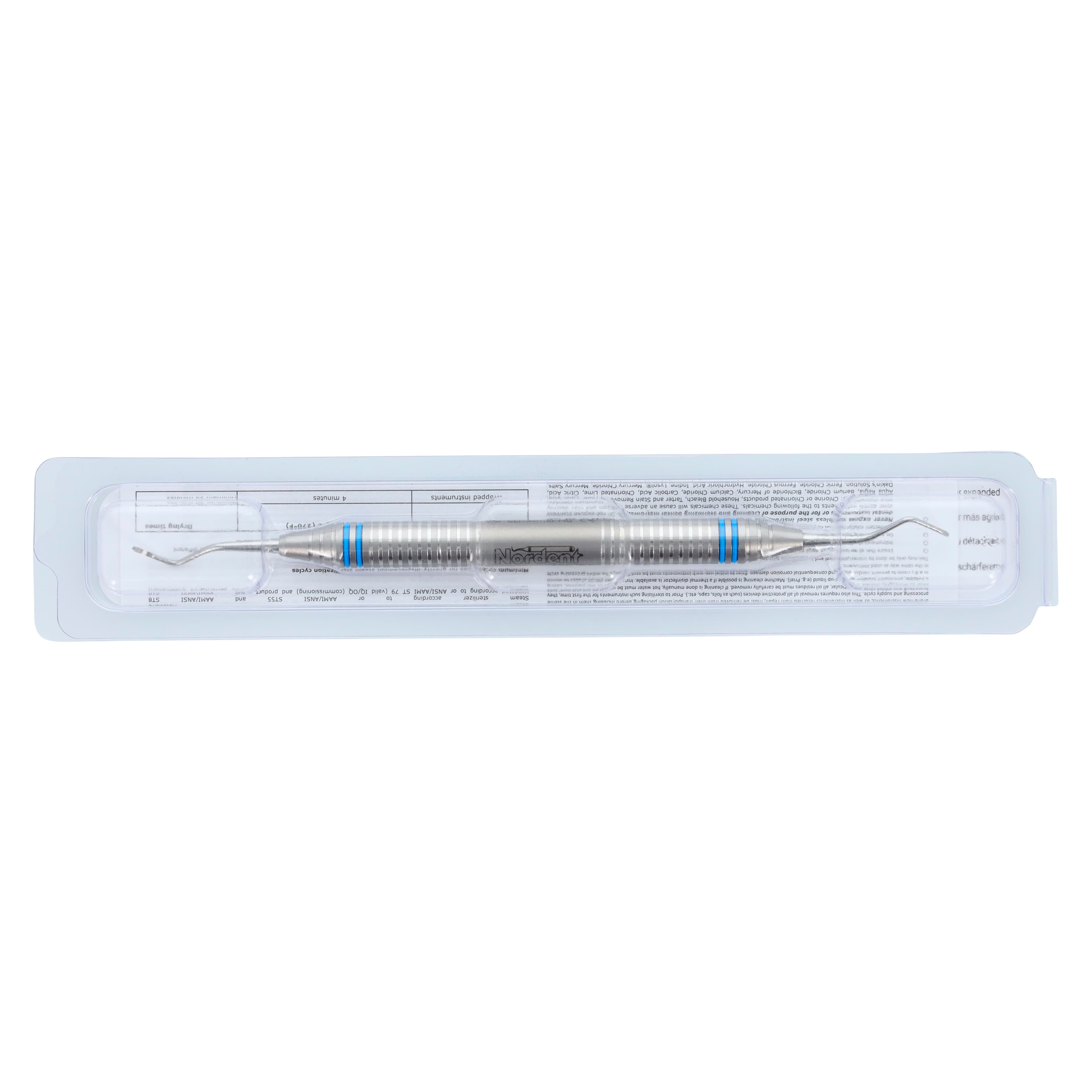 XDURA® Universal Curettes - McCall #13S-14S - DuraLite® ColorRings Handle, Double-Ended thumbnail 7