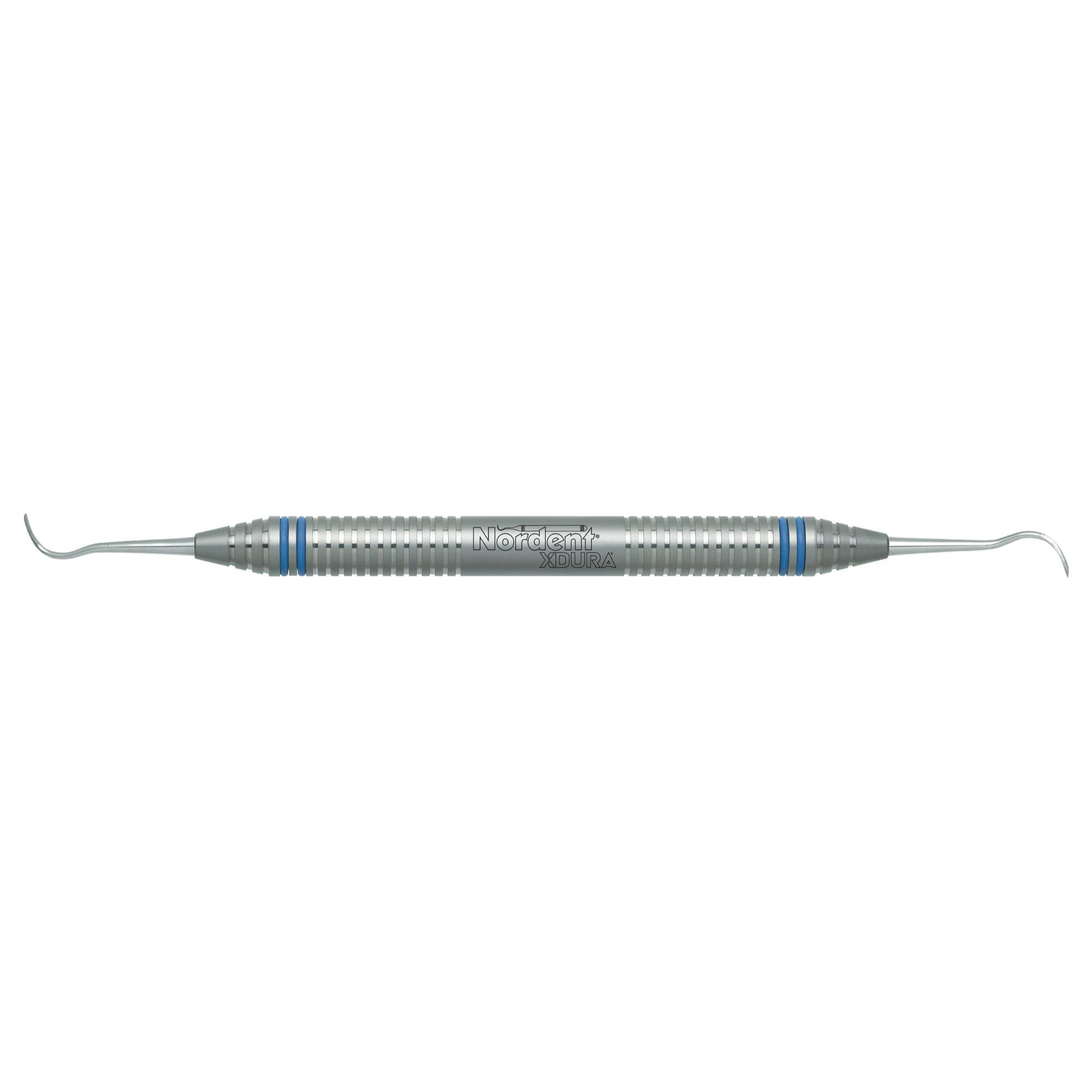 Nordent Xdura Curette DE Younger-Good #7-8 DuraLite® ColorRings Handle, CENSYG7-8 - Xdura Curette DE Younger-Good #7-8 DuraLite® ColorRings Handle - Image 1