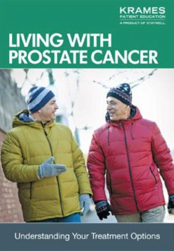 Living With Prostate Cancer Informational Booklet, English, 16 Pages, Full Color, Each - Booklet Living w/ Prostate Can - Image 1