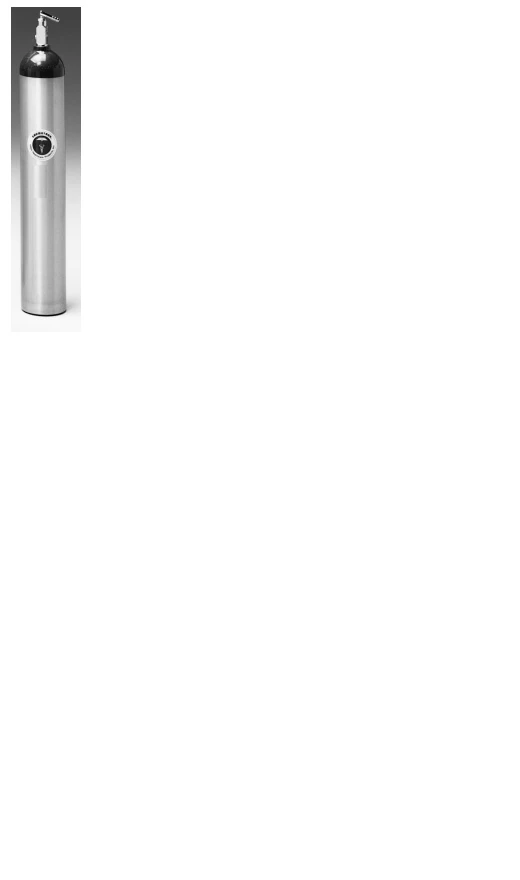 Allied Medical M6 Oxygen Cylinder, 164L Aluminum, Empty, 01KWC87QE0K1GQBJJKCRP3J43G - Cylinder O2 M6 164L Alum - Image 1