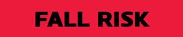 In-A-Snap Alert Clasp Fall Risk Identification Clasps, Pre-Printed, Red, Adult/Pediatric, 3/4", Disposable, 250/Package - Clasp Alert Fall Risk - Image 1