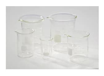 American Dental Supply Glass Beaker, 50 mL with Lid - Glass Beaker 50ml - Image 1