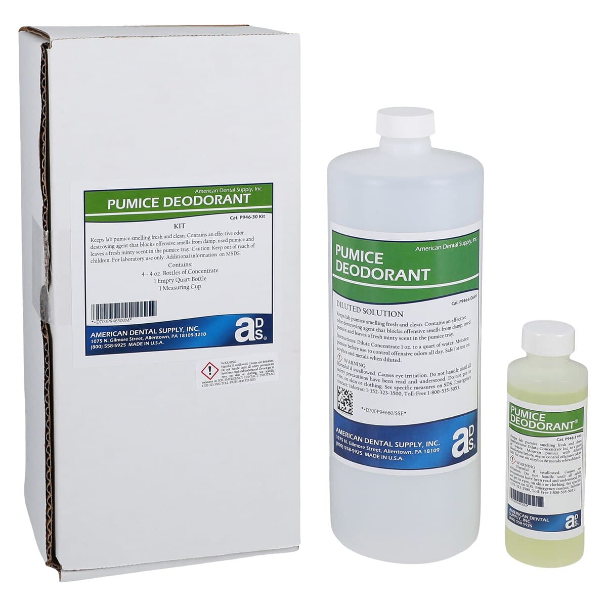 Pumice Deodorant Lab Kit, 4 x 4 oz Concentrate with Diluting Bottle and Measuring Cup thumbnail 2