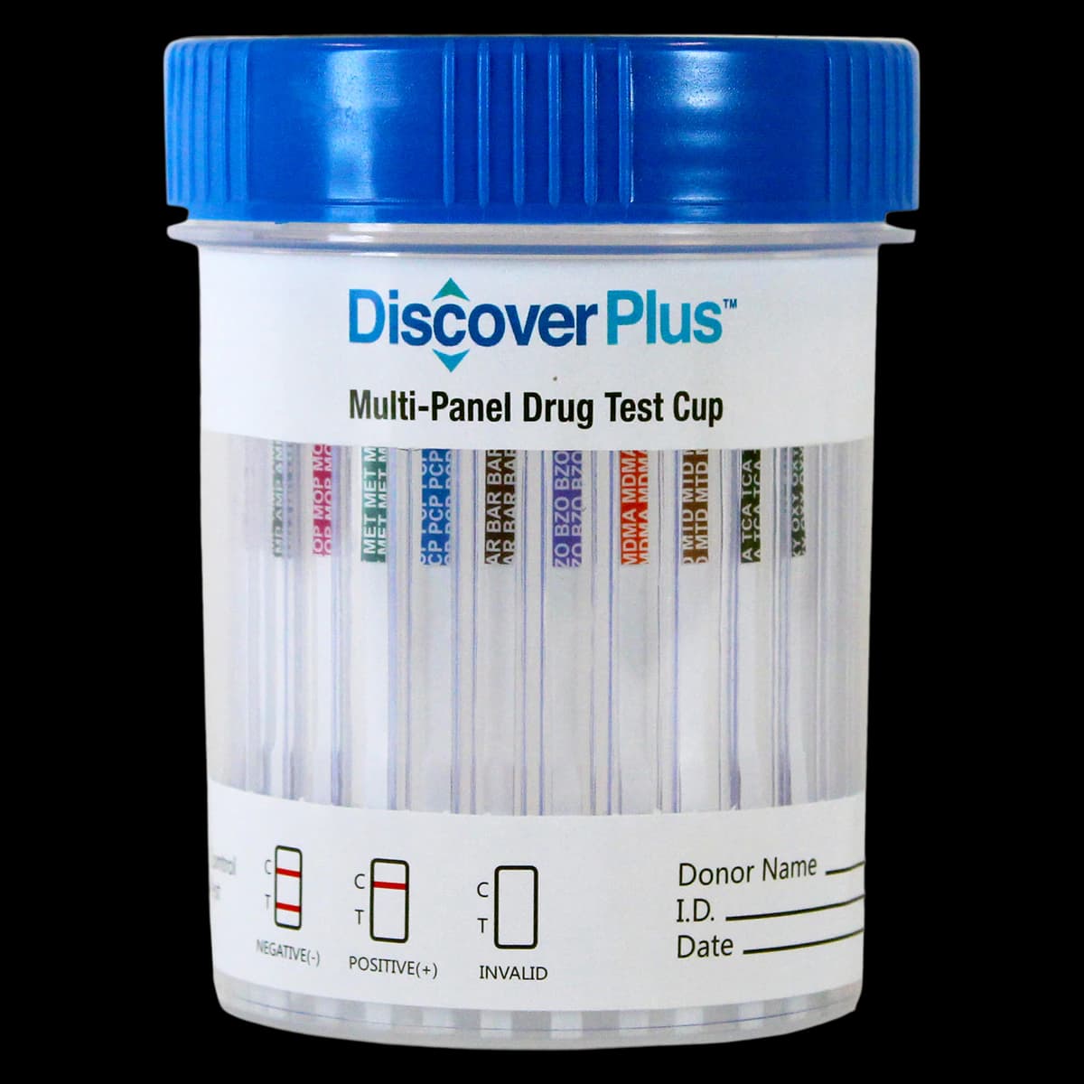 American Screening Discover Plus 12-Panel Drug Test Cup, CLIA Waived, 25/Case - Panel Cup Discover Plus 12 - Image 1