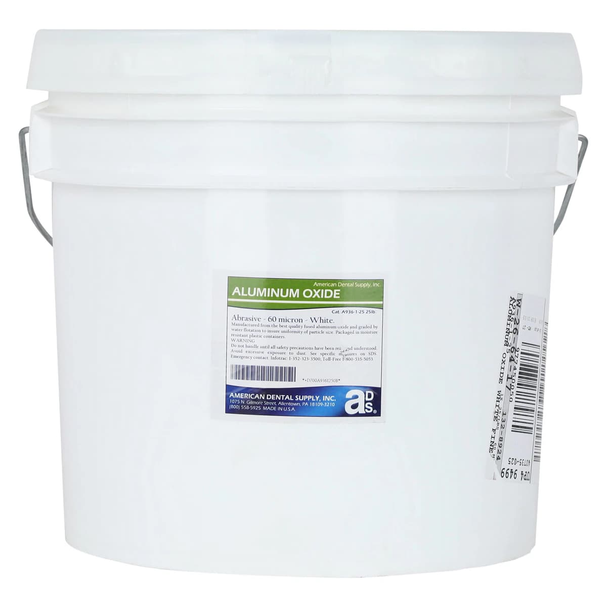 White Aluminum Oxide, Fine, 60 Micron, 25 Lbs, 01KEZKNMC44NB8BRYDZTNR7EA9 - White Aluminum Oxide 25Lbs - Image 1