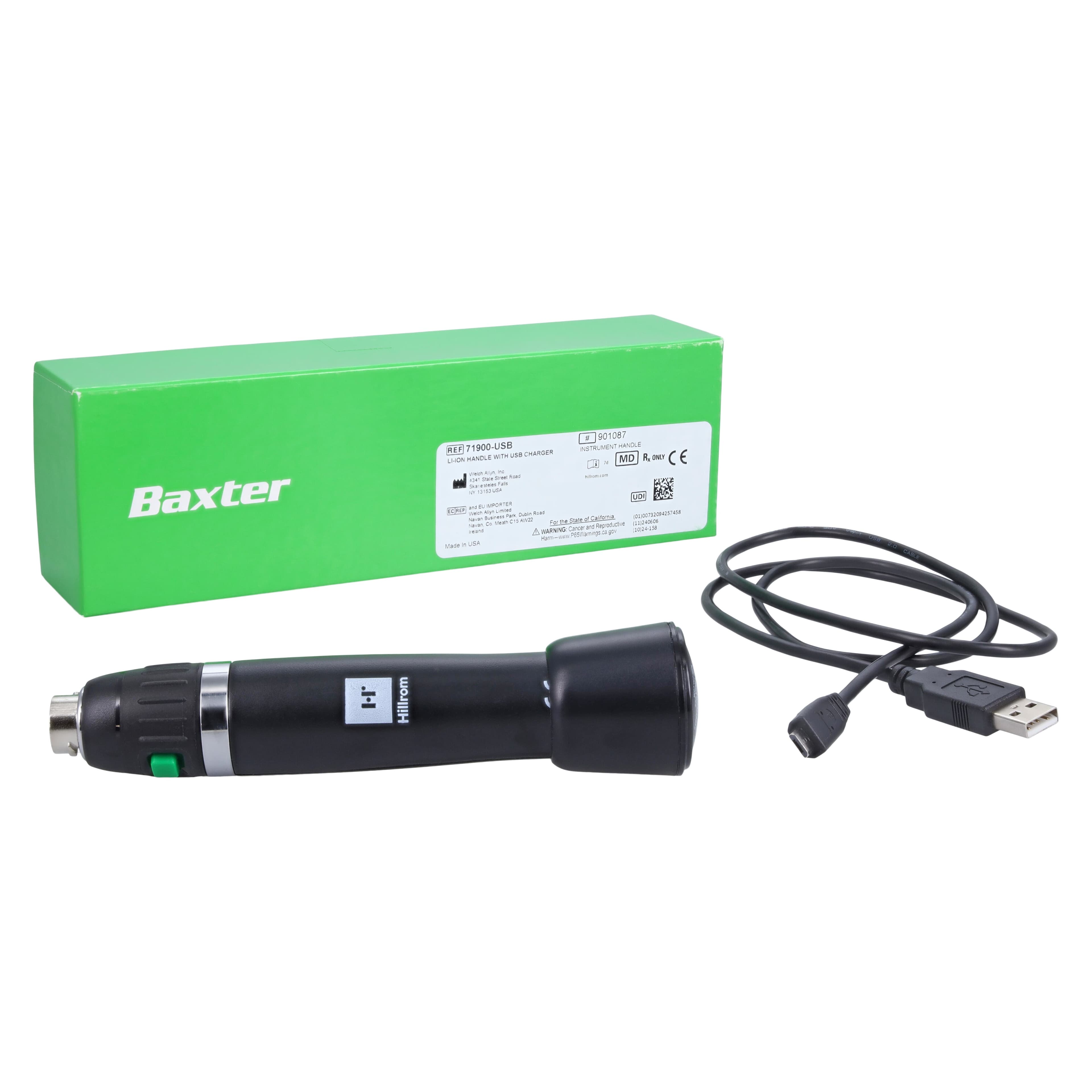 Welch Allyn Handle Power Li-Ion w/ USB thumbnail 2