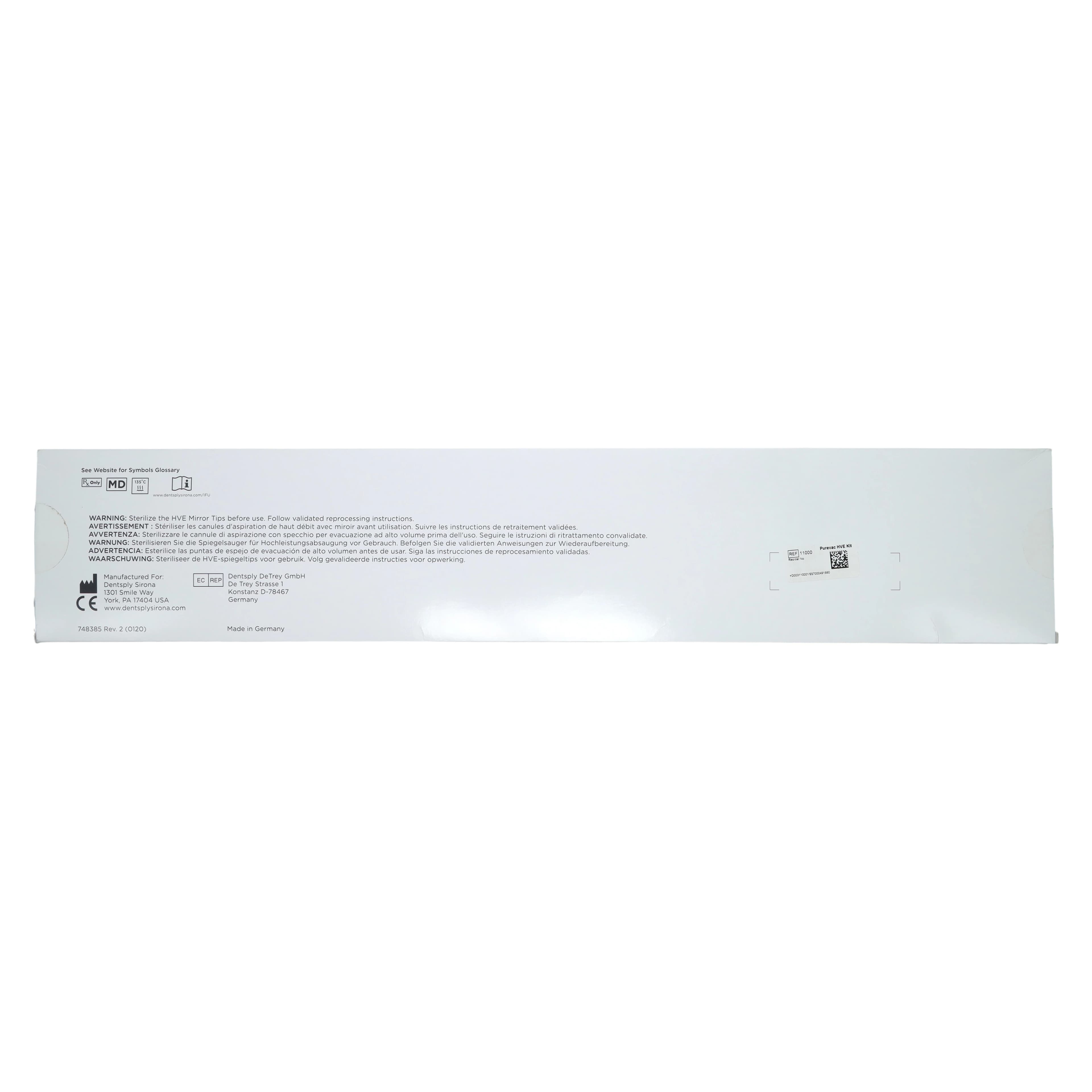 Purevac HVE System Kit, 1 HVE Hose Adapter and 3 Mirror Tips, 11000 thumbnail 8