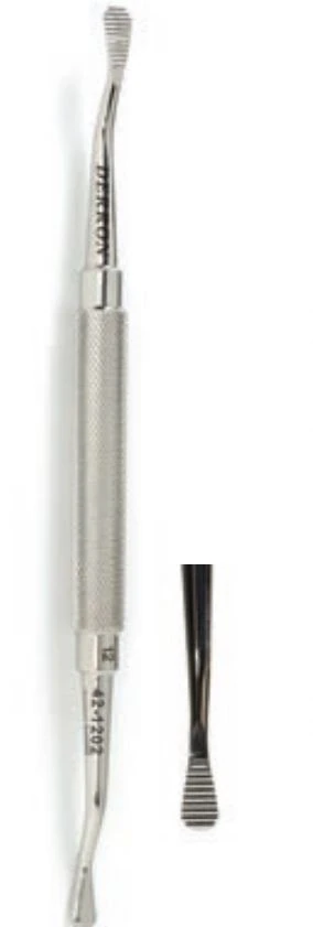 Derron Surgical Instruments Bone File, Double End, Plain, 7 inch, 01KWC87QE0CDM1YHC5EREXKRPF - File Bone Double End Plain Ser - Image 1