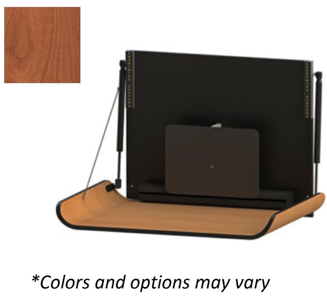Proximity Systems Classic CXD-28 Wall Mounted Desk, Wild Cherry Finish - CLASSIC CXD-28 Wall Mounted - Image 1