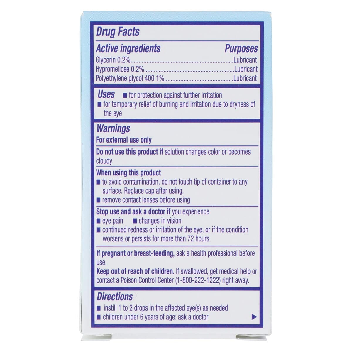 Geri-Care Artificial Tears Lubricant Solution, 15 mL/Bottle thumbnail 5