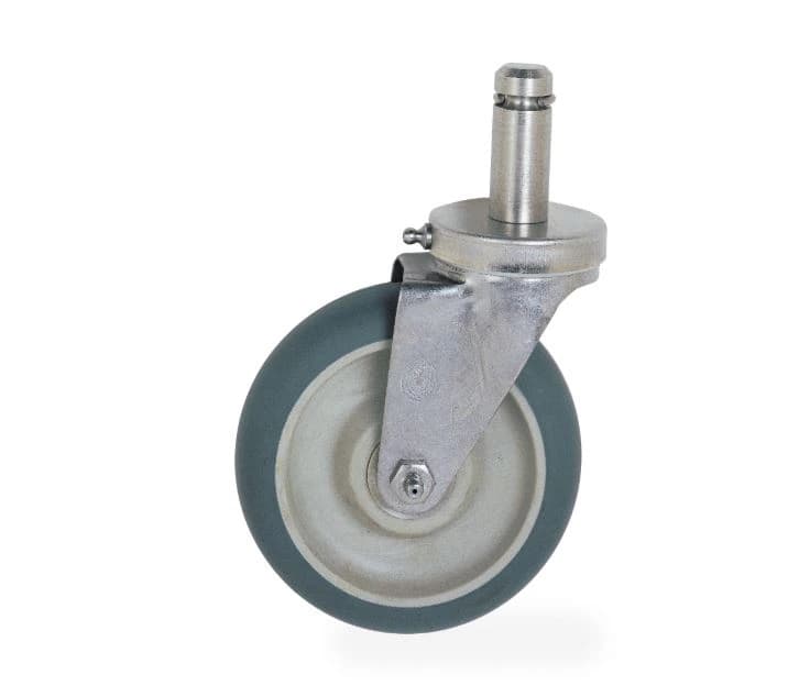 InterMetro Industries Brake Caster for Stainless Steel Cart, Each - Caster Brake f/ SS Cart - Image 1