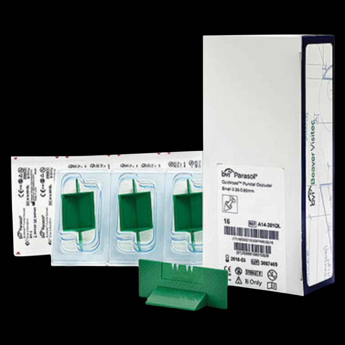 Beaver-Visitec Parasol Punctal Occluder, Sterile, 16/Box - Occluder Punctal Parasol Strl - Image 1