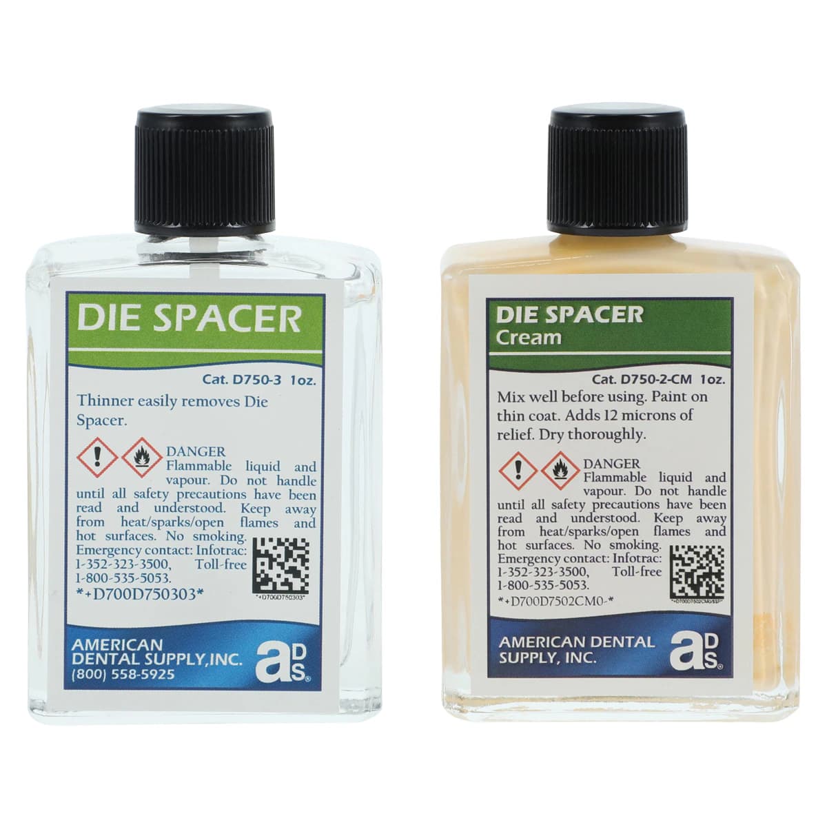 American Dental Supply Die Spacer Standard Kit, Cream, 1 oz thumbnail 3