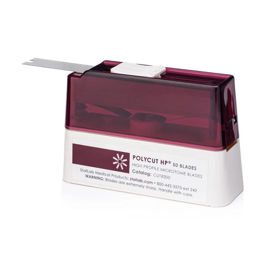 Statlab PolyCut High Profile Microtome Blades, 50/Box - Blades Microtome Polycut HP - Image 1