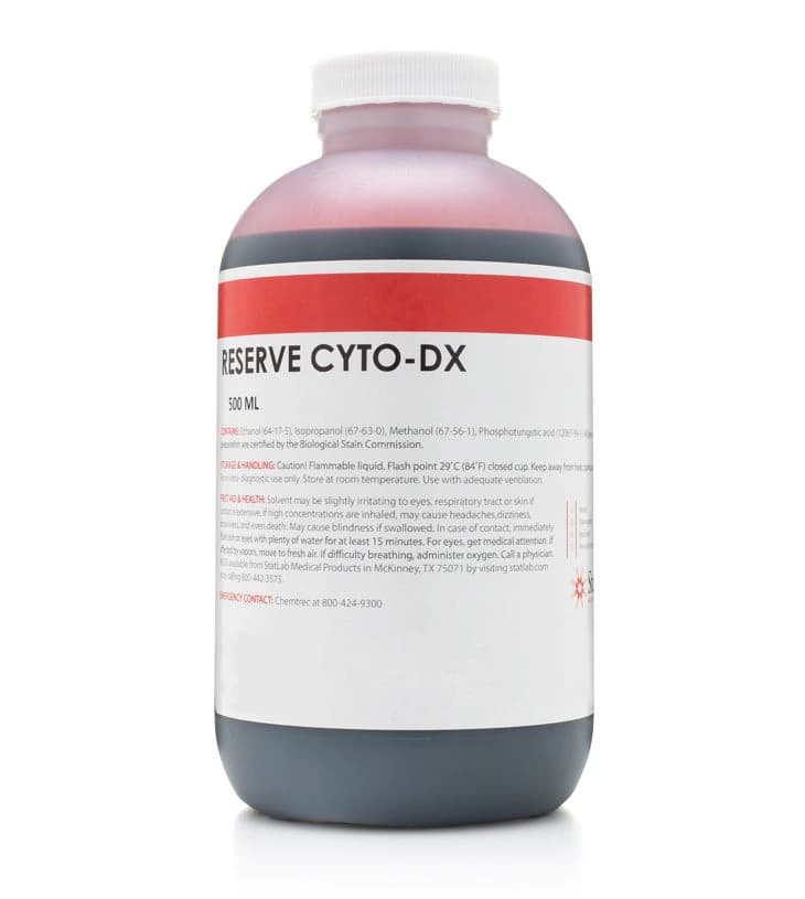 Statlab Medical Products Reserve Cyto-Dx Stain, 500 mL Bottle - Reserve Cyto-Dx Stain - Image 1