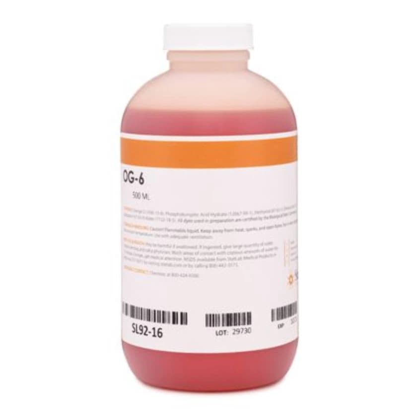 Stain OG-6, Red Plastic Bottle, 1 Pint, Each - Stain OG-6 - Image 1
