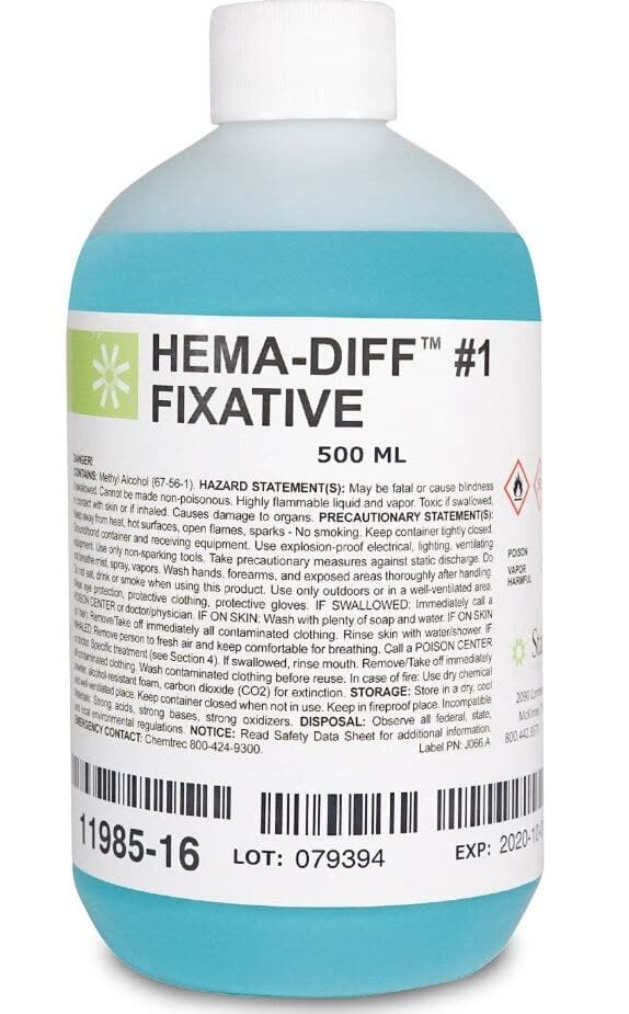 Hema-Diff #1 Fixative, 16 oz Bottle - Hema-Diff #1 Fixative - Image 1
