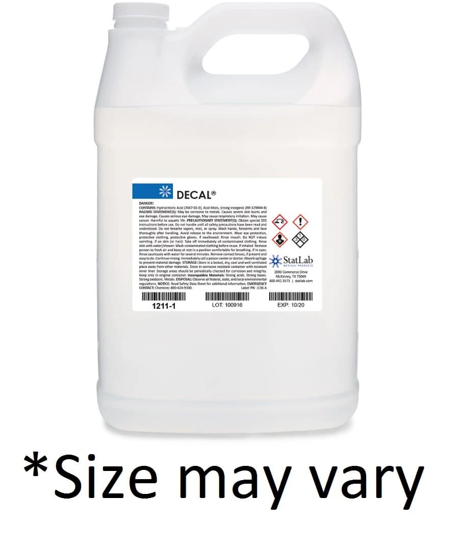 Statlab Medical Products Decal Decalcifier Solution, 32 oz Bottle - Decal - Image 1