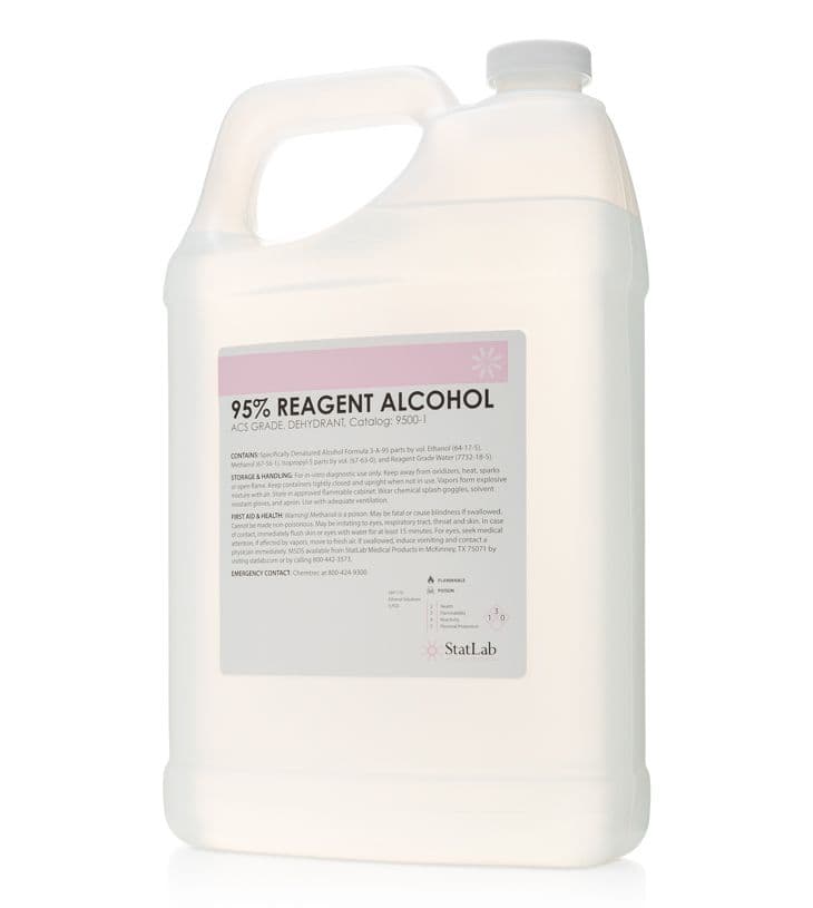 Reagent Alcohol 95%, 1 Gallon (Statlab Medical Products) - Reagent Alcohol 95% - Image 1