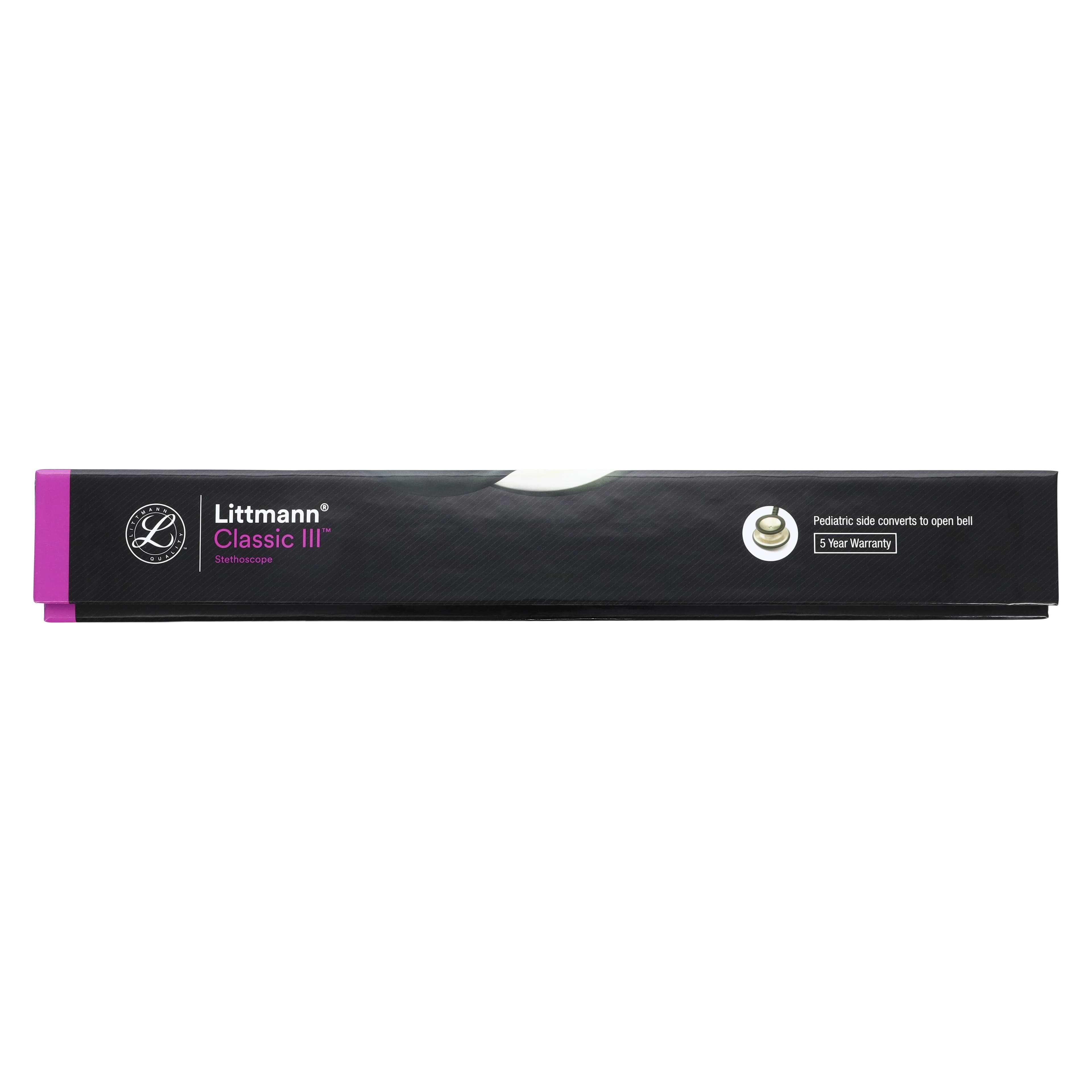 Littmann Classic III Stethoscope, 27", Black, Double-Sided, Model 5620 thumbnail 8