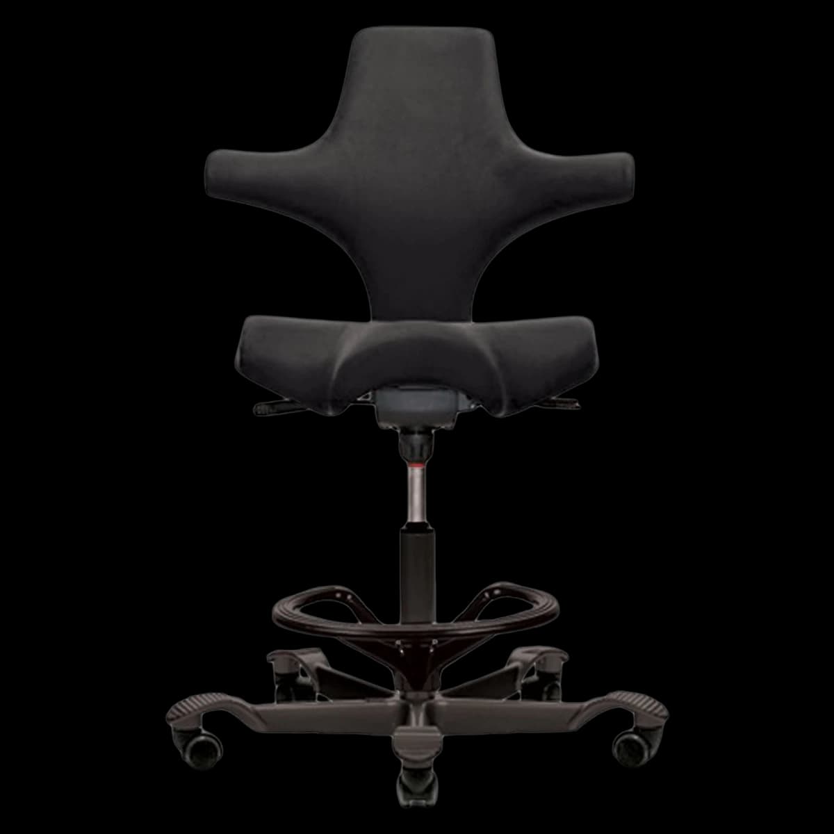 Marketlab Inc Ergonomic Ultrasound Chair, Black, 01KT0J033E89KM7C1V63MYC6M1 - Chair Ergonomic Ultrasound - Image 1