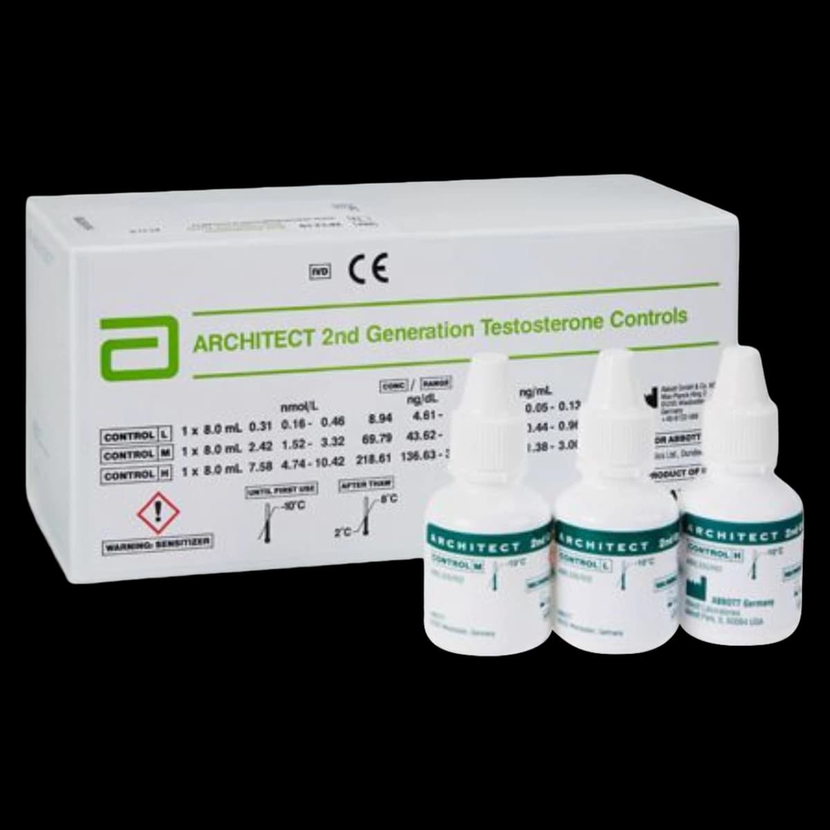 Abbott 2nd Generation Testosterone Controls - 2nd Gen Testosterone Controls - Image 1