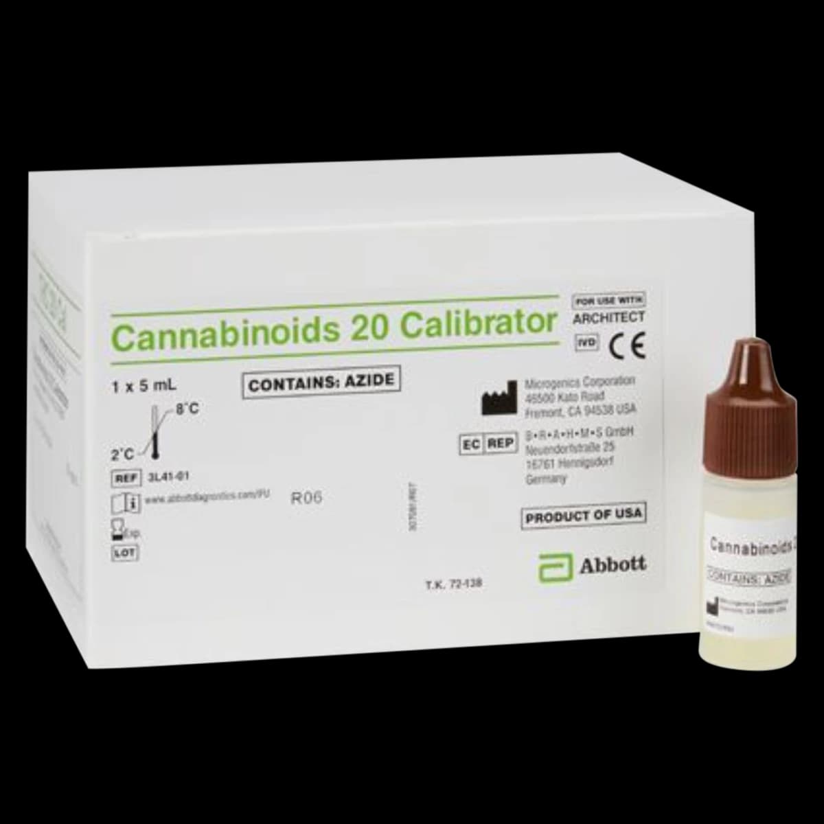 Abbott Cannabinoids 20 Calibrator - Cannabinoids 20 Calibrator - Image 1