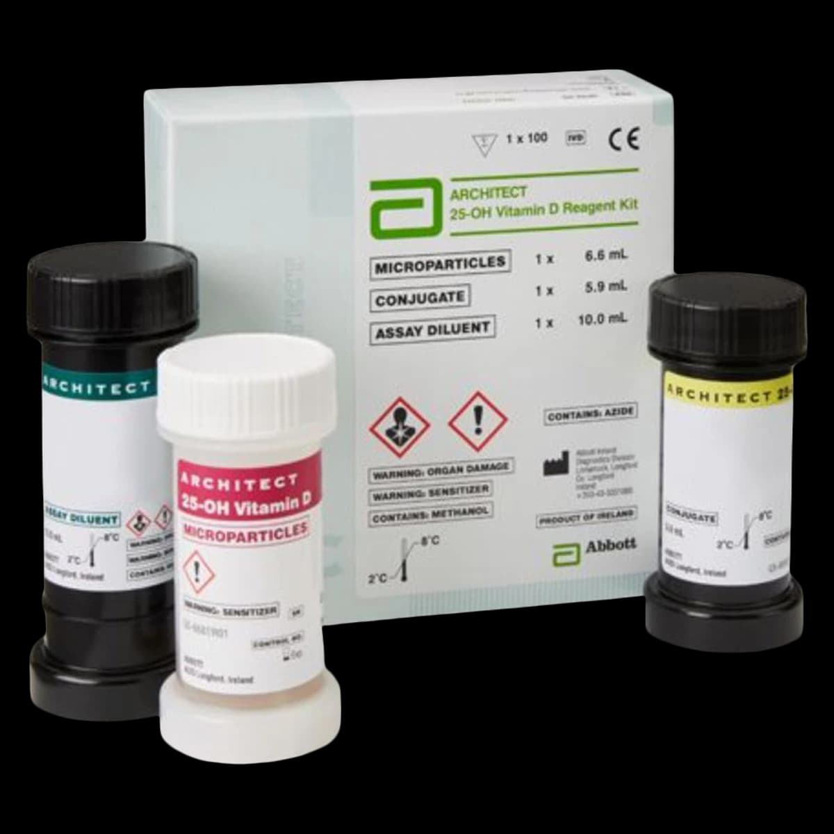 Abbott 25-OH Vitamin D Reagent Kit, 100 Tests - 25-Oh Vitamin D Reagent Kit - Image 1