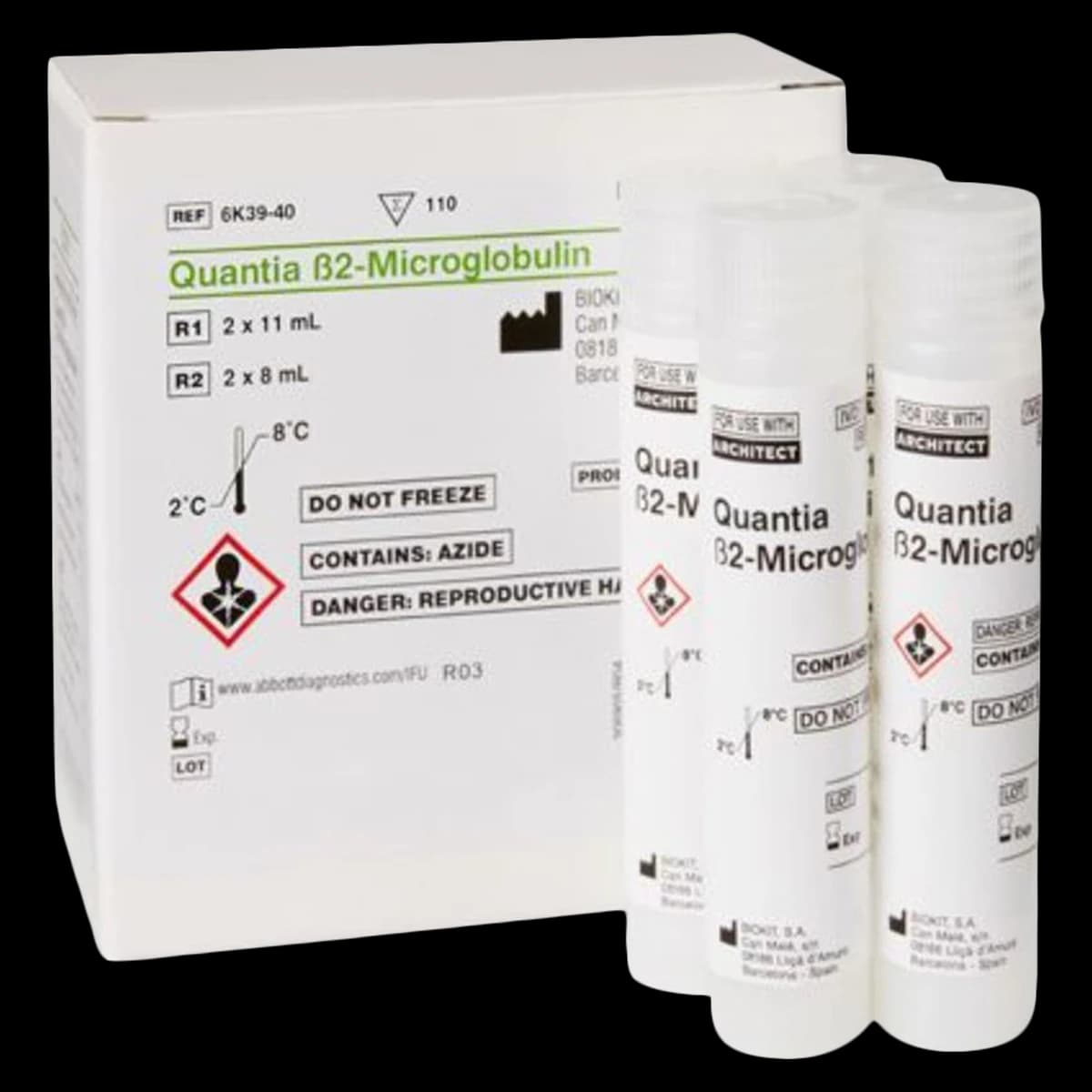 Quantia B2-Microglobulin Reagent, 110 Tests, Abbott - Quantia B2-Microglobulin - Image 1