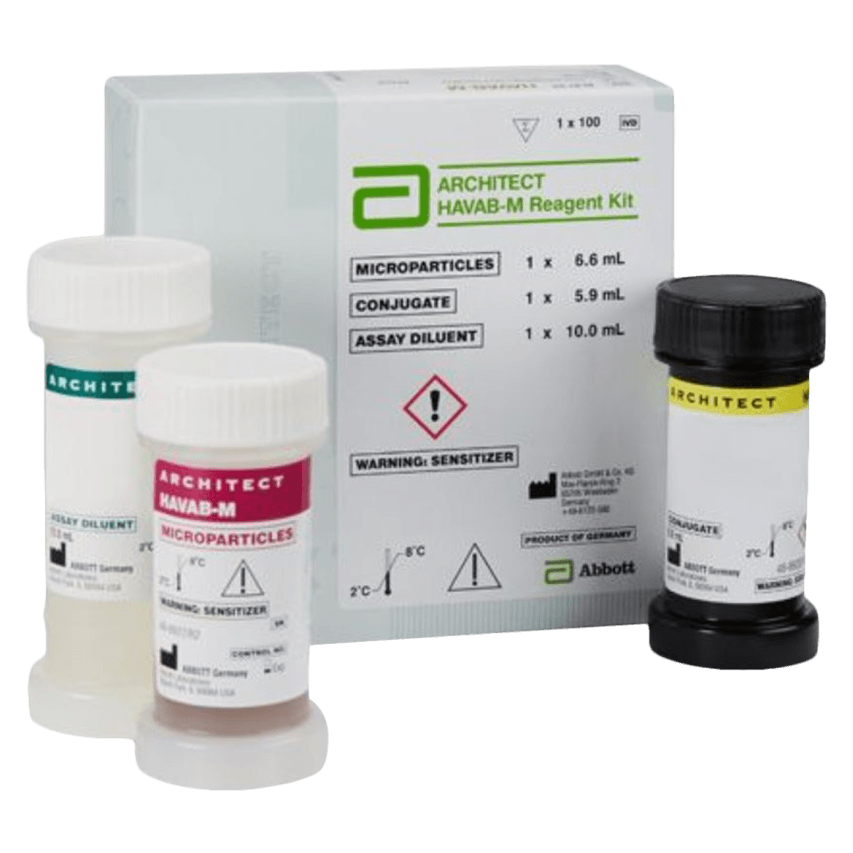 Architect HAVAB-M Reagent Kit, 100 Tests, 01KT0J071F38F6AV1762WNZJ47 - Architect HAVAB-M Reagent Kit - Image 1