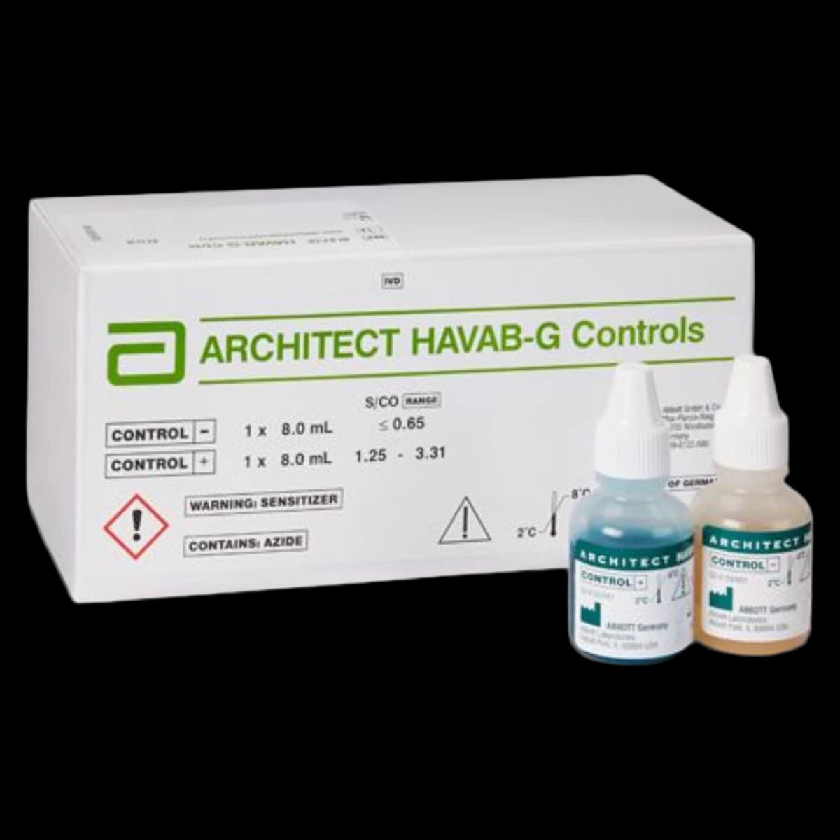 Abbott Architect HAVAb-G Standard Control, 2 x 8 mL - Architect Havab-G Controls - Image 1