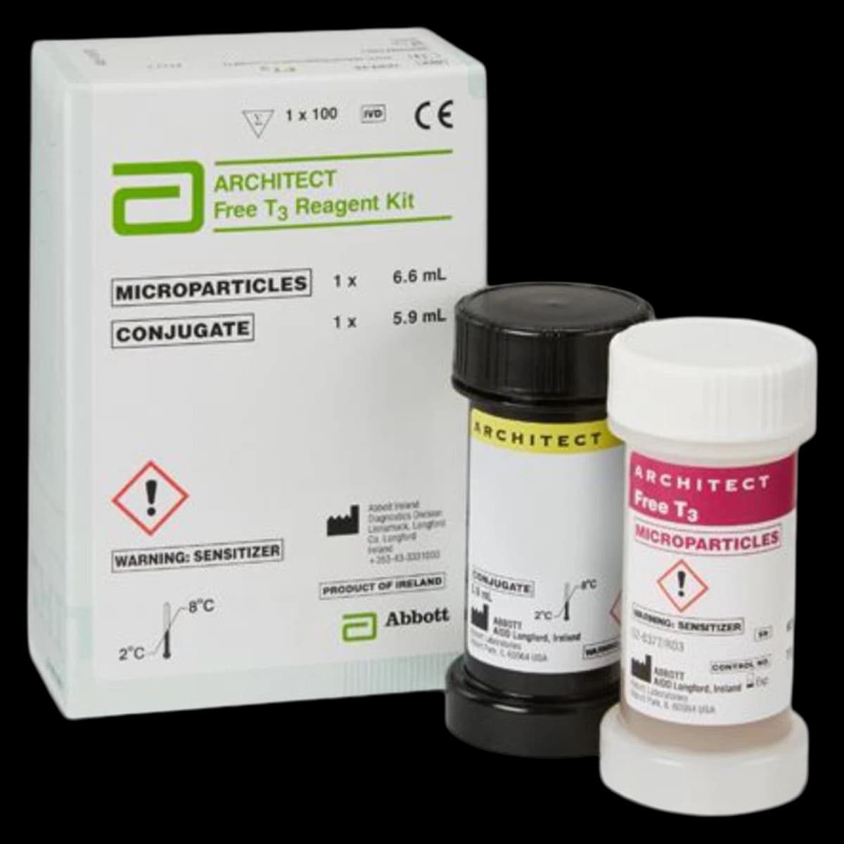 Abbott Free T3 Reagent Kit, 100 Tests, 01KT0J09Y0HXY8WFSP19RH2XR8 - Free T3 Reagent Kit (100T) - Image 1