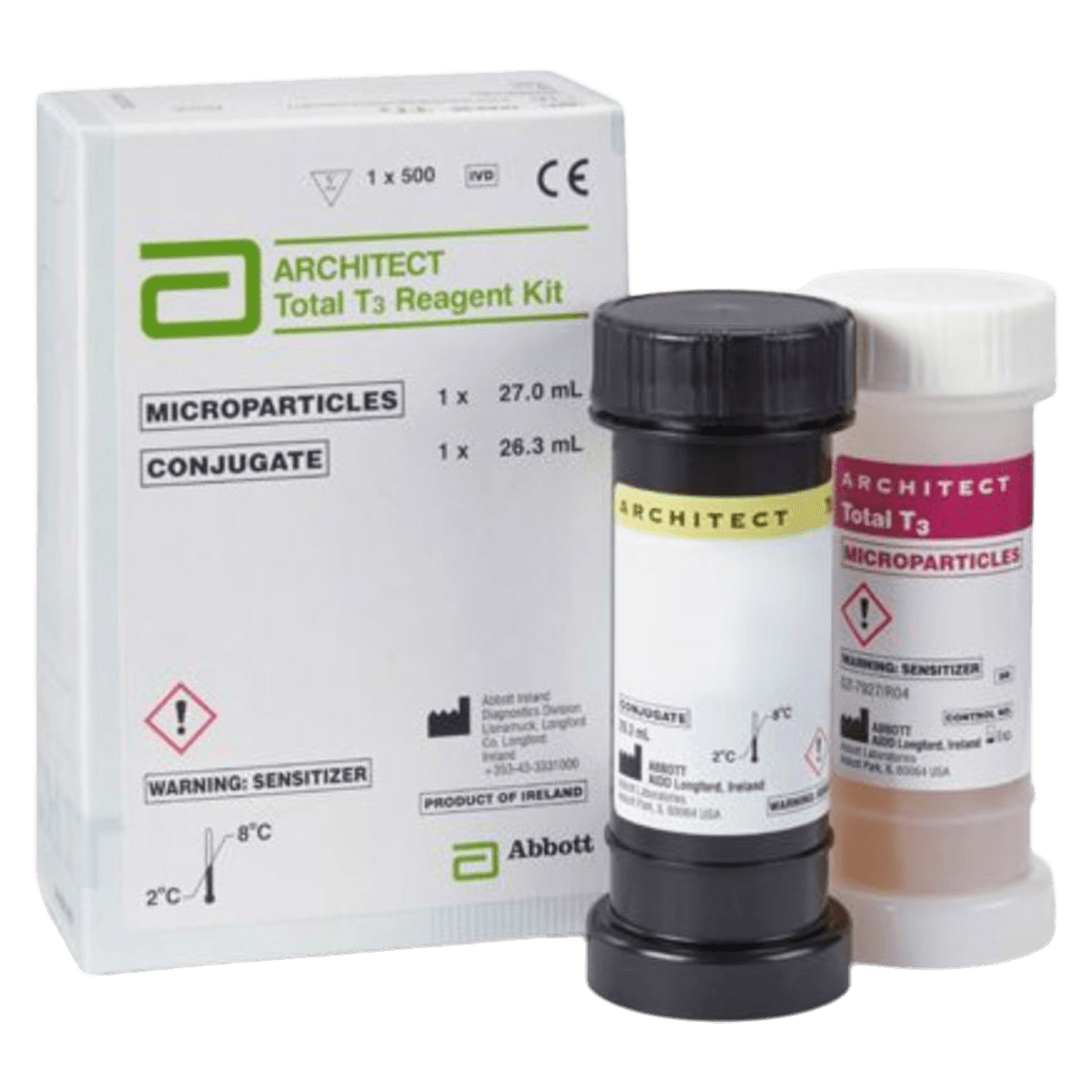 Abbott Total T3 Reagent Kit (500T), 500 Tests - Total T3 Reagent Kit (500T) - Image 1