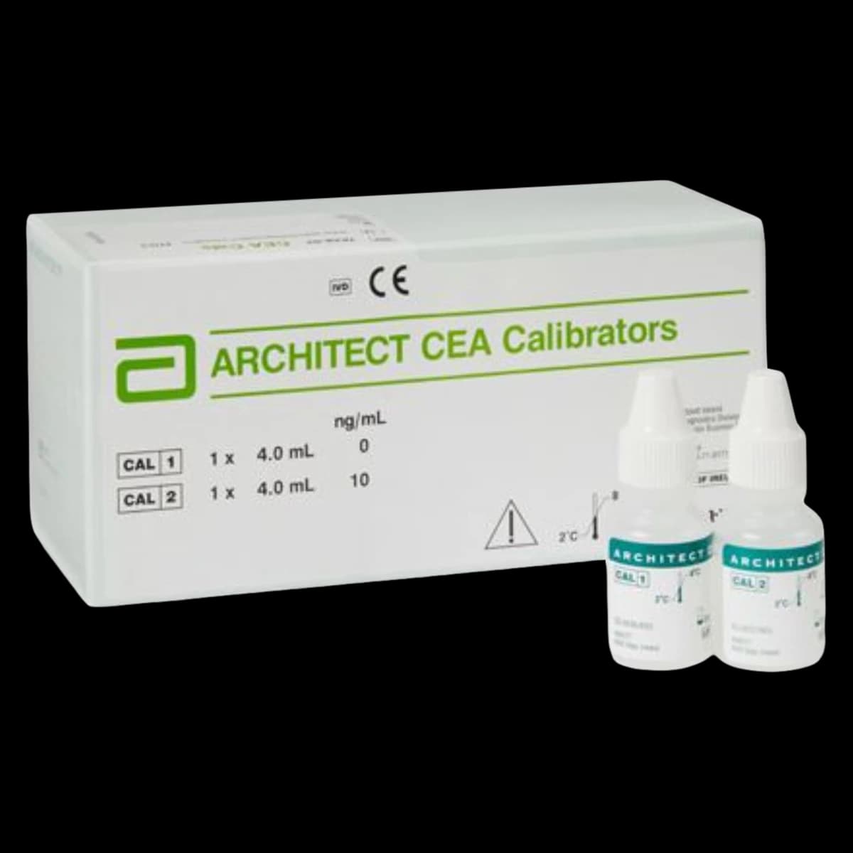 Abbott Architect CEA Calibrators, 2 x 4 mL, 1 Kit - Architect CEA Calibrators - Image 1
