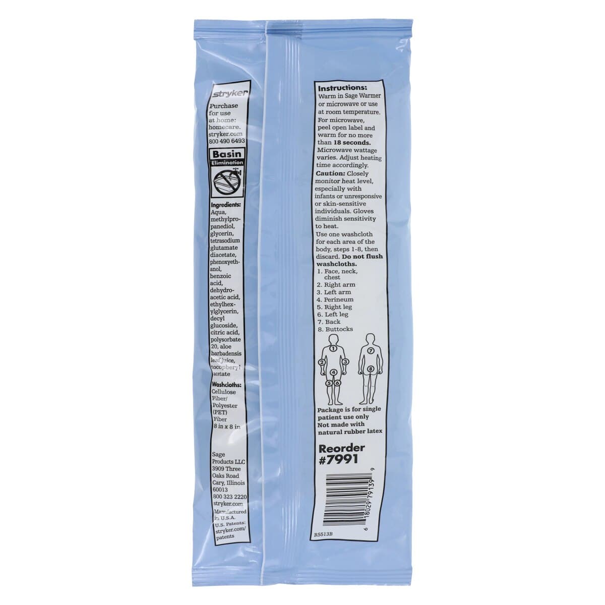 Comfort Bath Wash Cloths, Fragrance Free, Disposable, 8x8", 8/Package thumbnail 2