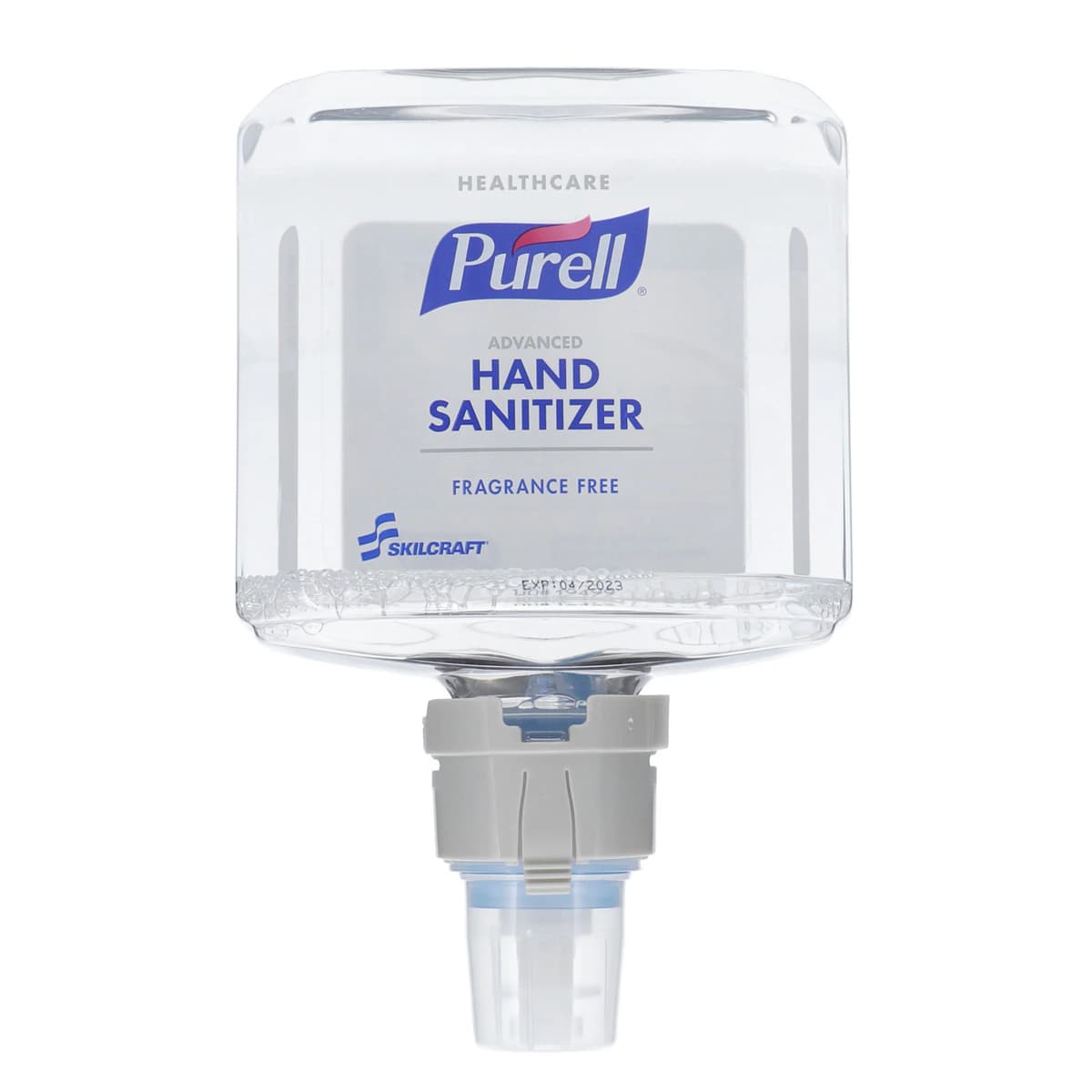 PURELL® Healthcare Advanced Hand Sanitizer Gentle & Free Foam Refill, 1200 mL, Unscented, for ES8 Touch-Free Dispenser - Purell® Healthcare Advanced Hand Sanitizer Gentle & Free Foam Refill, 1200 ml - Refill for ES8 Touch-Free Hand Sanitizer Dispenser - Image 1