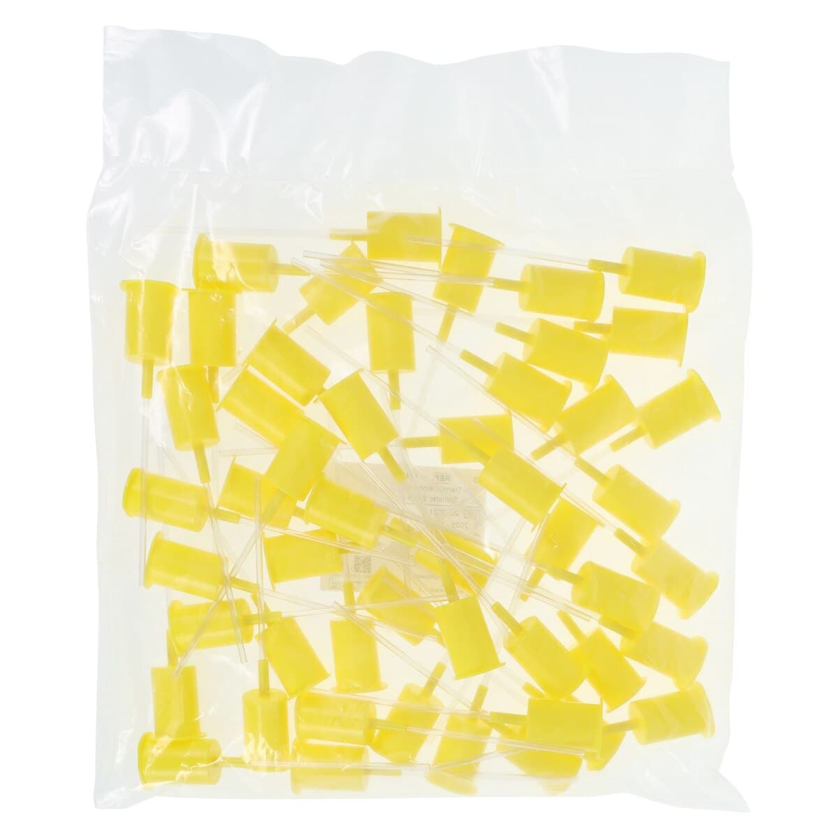 Sarstedt V-Monovette Plastic Urine Transfer Straw, Yellow, Non-Sterile, Disposable, with Cap, 50/Bag thumbnail 2