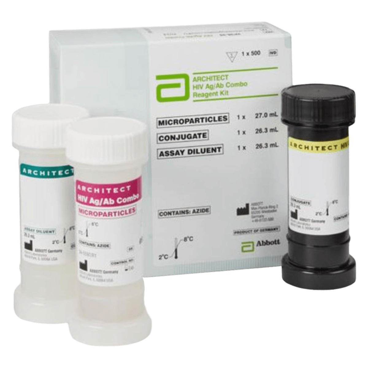 Abbott HIV Ag/Ab Combo Reagent Kit, 500 Tests - HIV Ag/Ab Combo Reagent Kit - Image 1
