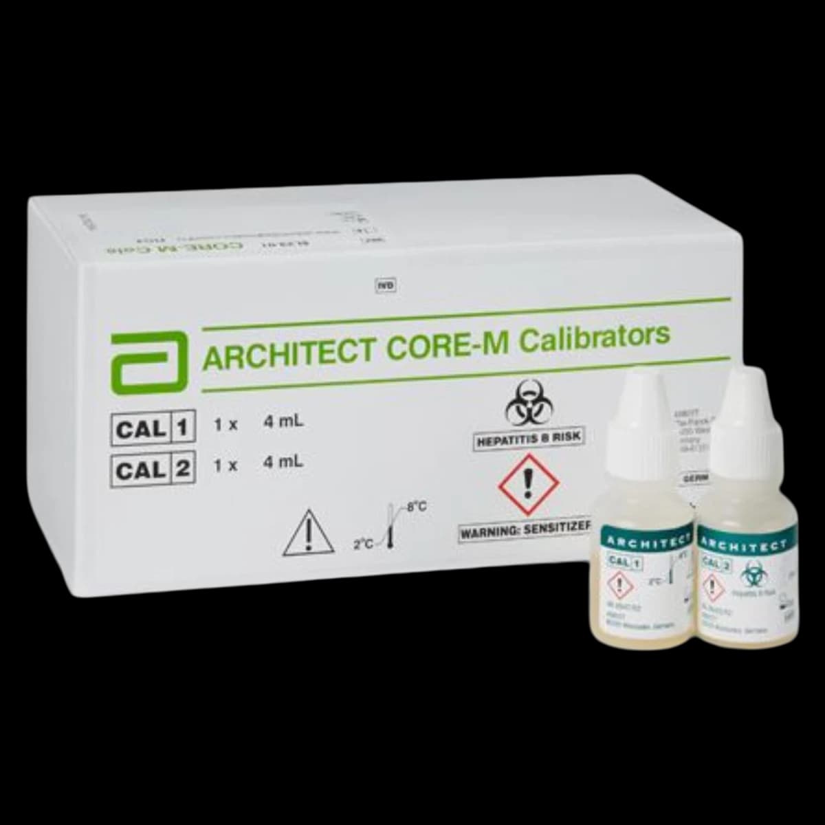Abbott Architect Core-M Chemistry Calibrator, 2 x 4 mL - Architect Core-M Calibrators - Image 1