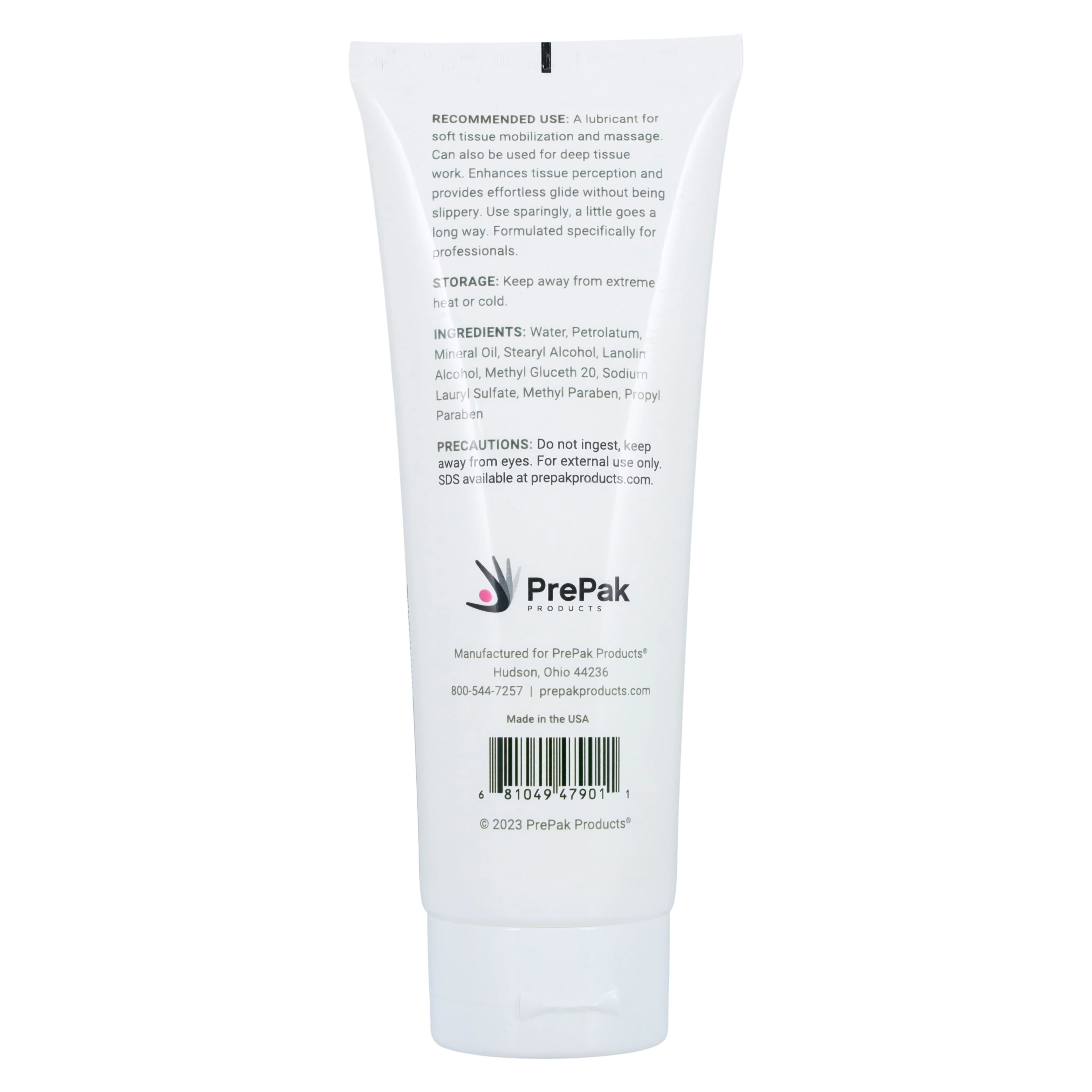 Prepak Products Free-Up Massage Cream, 8 oz, Each thumbnail 2
