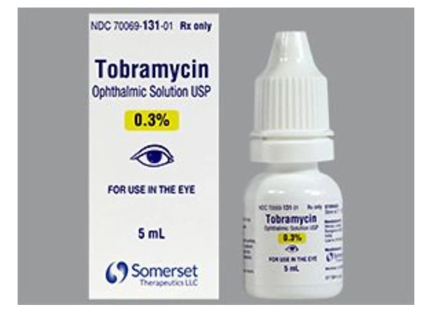 Tobramycin Ophthalmic Solution 0.3%, 5mL Bottle thumbnail 2