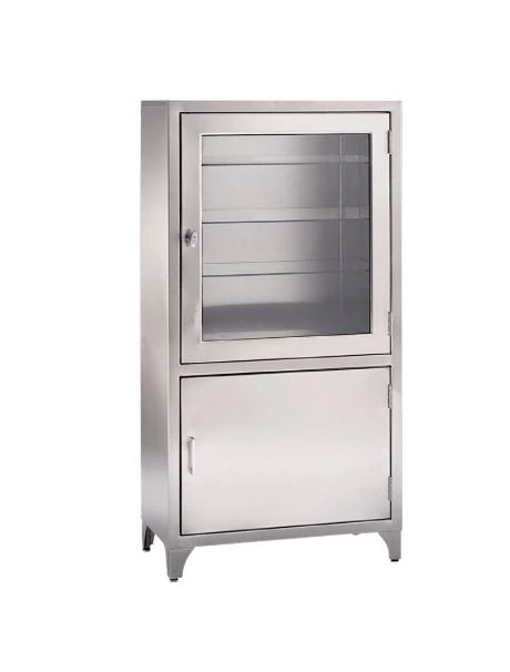 Blickman Industries Freestanding Stainless Steel Cabinet with Locking Handle - Cabinet Freestanding Kay - Image 1