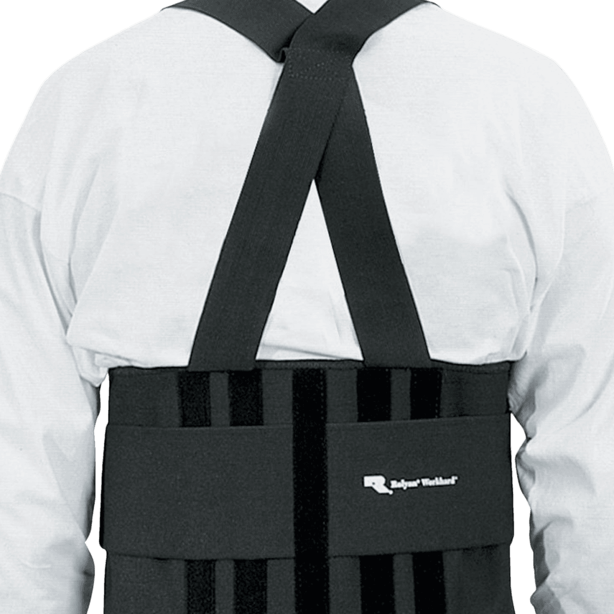 Rolyan Heavy Duty Support Back, Adult, Elastic/Neoprene, Small (32-46"), 01KT0J07R81EA024PT55280ZYN - Support Back Rolyan Heavy Duty - Image 1