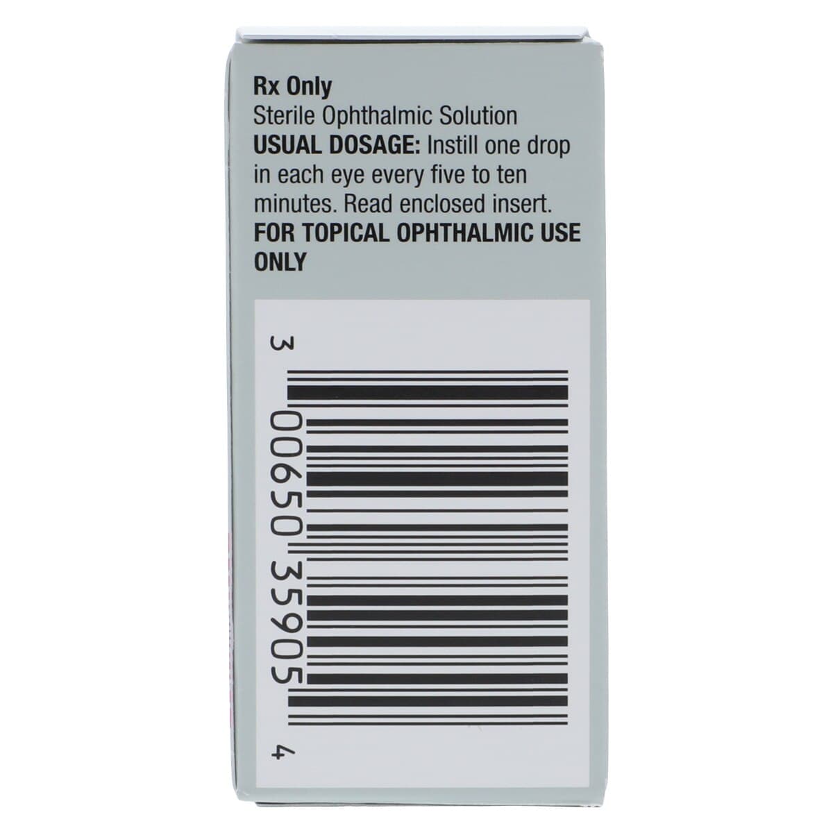 Cyclomydril Ophthalmic Solution 1%/0.2%, 5 mL Bottle thumbnail 3