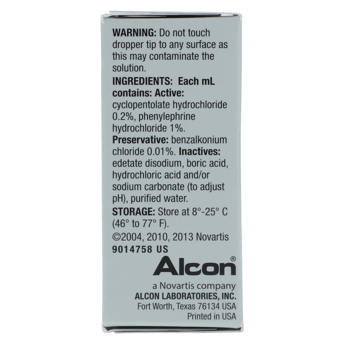 Cyclomydril Ophthalmic Solution 1%/0.2%, 5 mL Bottle thumbnail 4