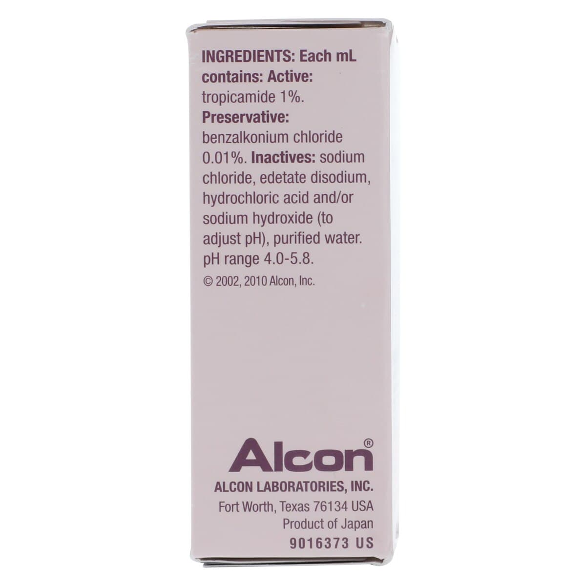 Mydriacyl (Tropicamide) Ophthalmic Solution 1%, 15 mL Bottle thumbnail 3