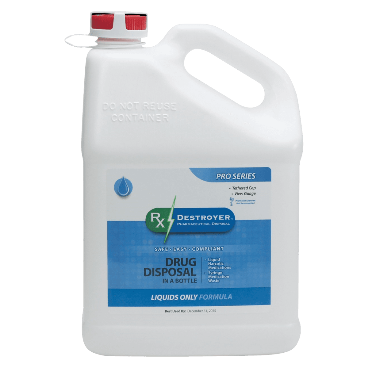 Pharma Disp Rx Destroyer, Medication Disposal, 1 Gallon, Pro Series Liquid, 4/Case - Pharma Disp Rx Destroyer - Image 1
